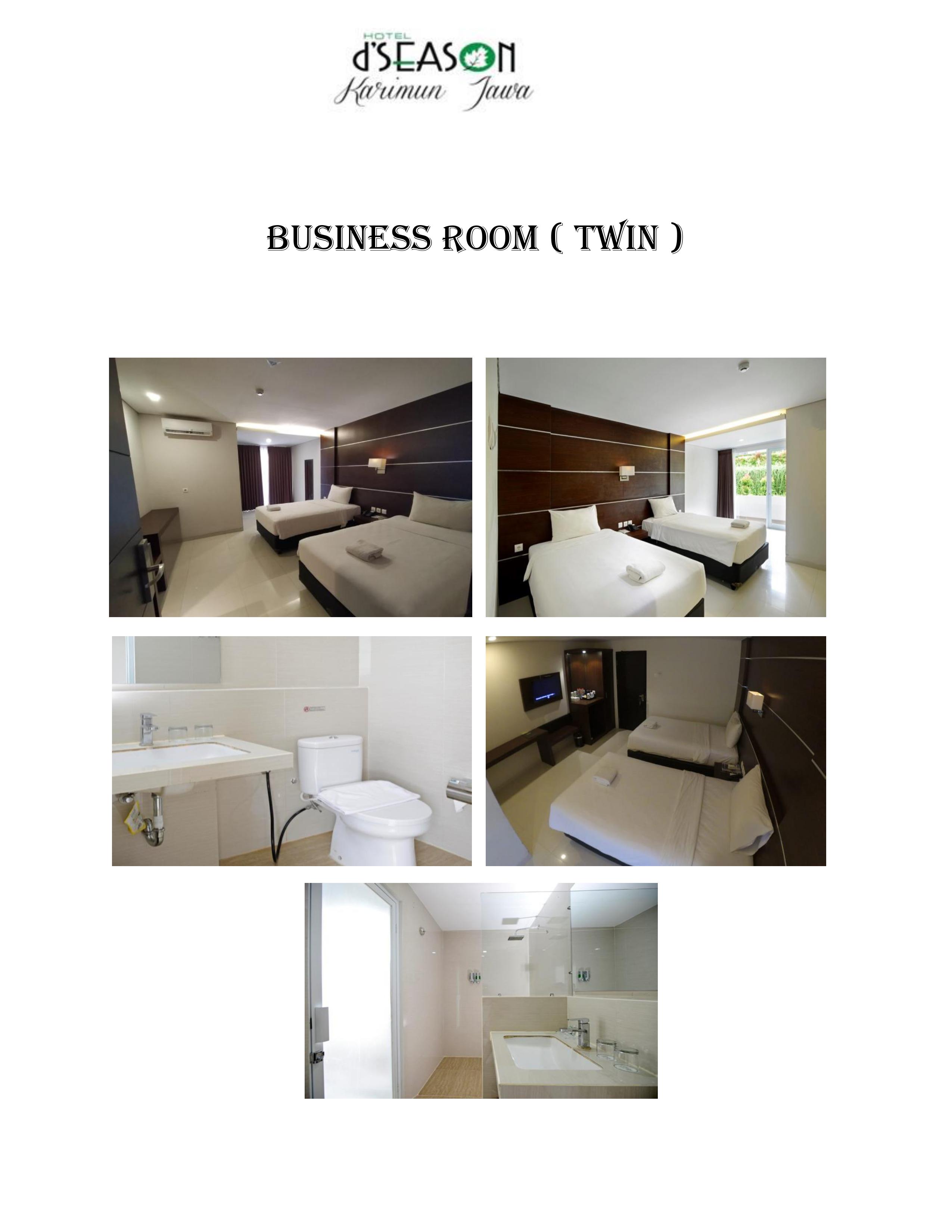 Kamar Bussines 2p di D'Season Hotel (Bukit View Laut)